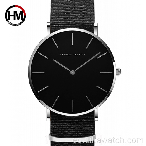 Reloj Hannah Martin CH02 para hombre, reloj de pulsera de cuarzo resistente al agua de lujo de la mejor marca, relojes de negocios de cuero para niños